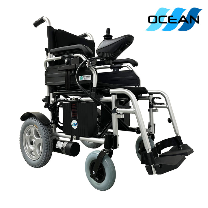 Ocean GX320 電動輪椅 (2024年升級版，扶手腳踏可調高度，外翻式控制器，續航25km) | 好好醫療用品