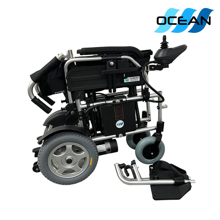 Ocean GX320 電動輪椅 (2024年升級版，扶手腳踏可調高度，外翻式控制器，續航25km) | 好好醫療用品