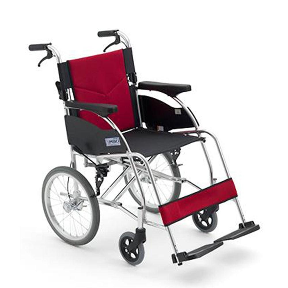 日本 MIKI MCSC-47-JKL 舒適輪椅 (16寸實心小輪, 厚背墊、高身) (行貨)