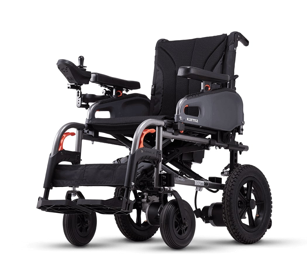 台灣Karma eFlexx 輕便型電動輪椅(隨附26.1Ah鋰電、可拆輪及電池 