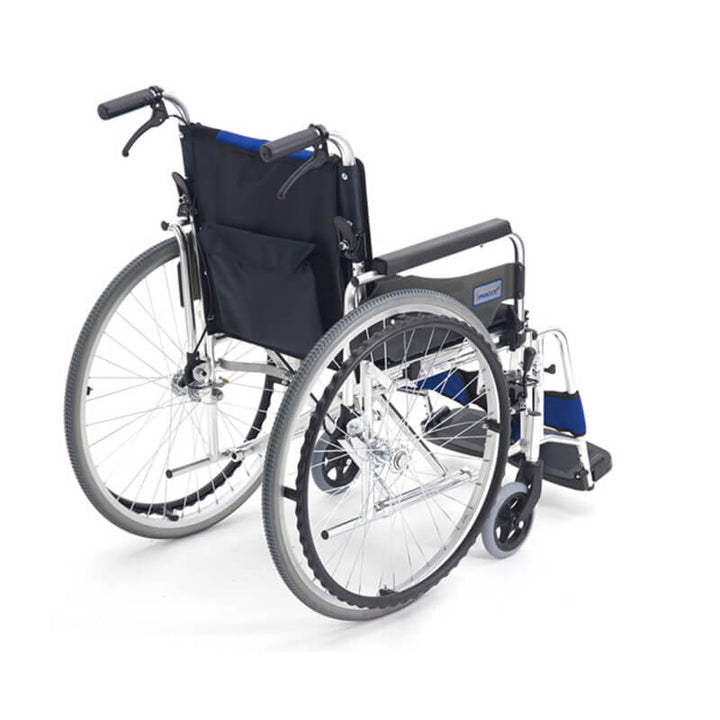 日本 MIKI SKT-4 厚墊 多功能手推輪椅 (大輪, 掀式扶手, 打開式護腿, 22寸實心大輪) (行貨)